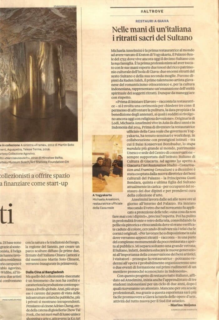 Il Sole 24 Ore, domenica 20 gennaio 2019