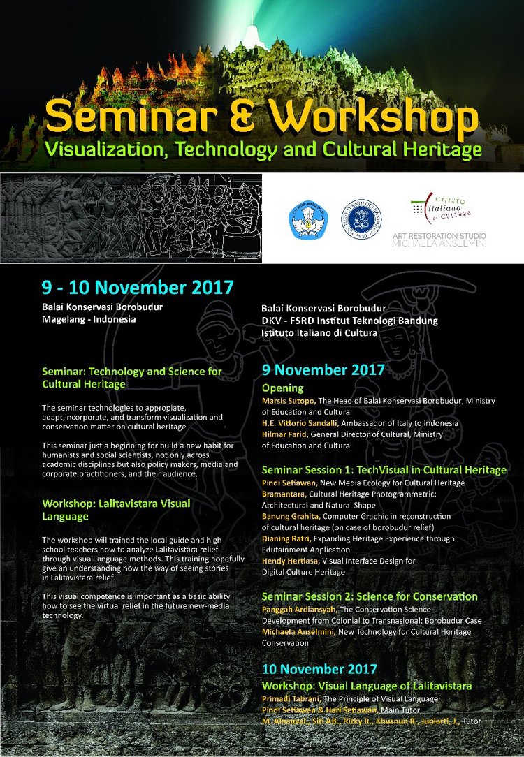 Seminar on Virtual Technology for Cultural Heritage and Scientific Conservation.